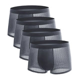 Men's Ice Silk Mesh Boxer Briefs (4-Pack)