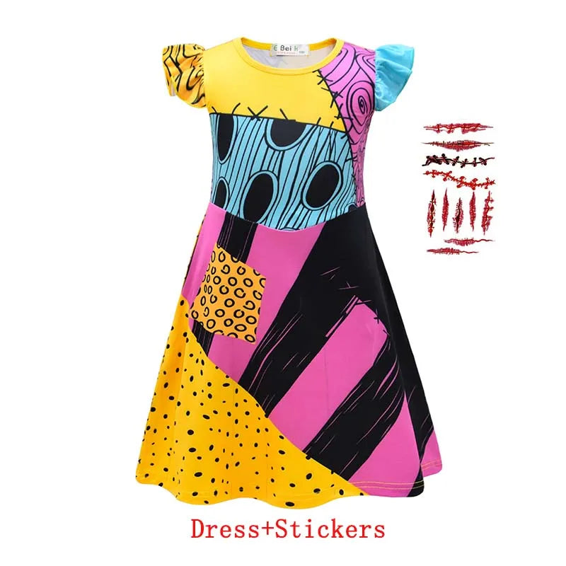 Girls' Sally Cosplay Party Dress