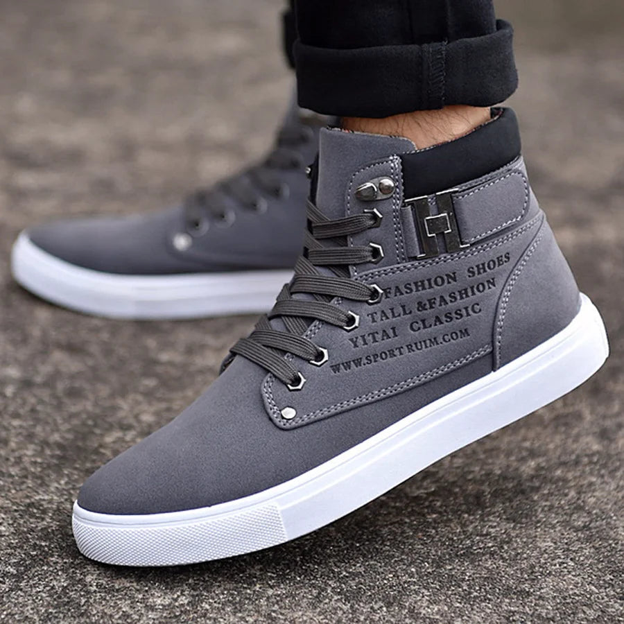 New Arrival Men's Retro High Top Sneakers | Casual Fashion Boots | Zapatillas Hombre 5