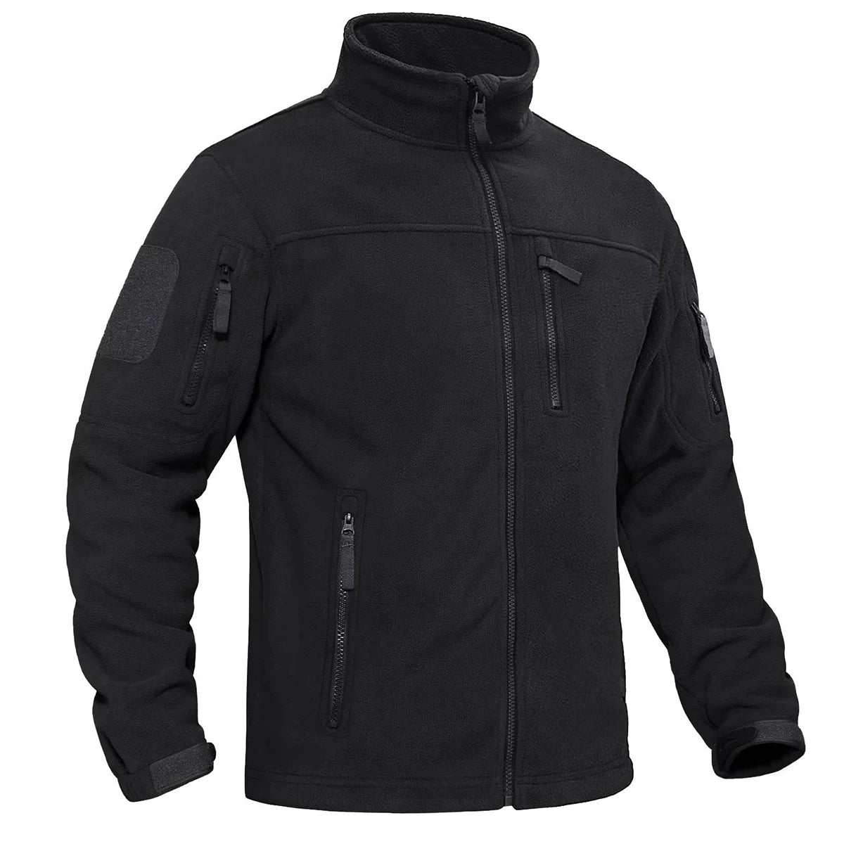 TACVASEN-Men-s-Fleece-Jacket-Soft-Warmth-Windproof-Full-Zip-Up-Coat-Multiple-Zipper-Pockets-Hiking