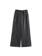2024 Autumn Jeans Sets Women Turn-down Collar Casual Top Fashion High Waist Streetwear Female Denim Pant Two Piece Set 4