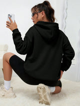 Los Angeles Art Letter Design Women Hoodies American Style Casual Hoody Autumn Hip Hop Female Hoodie Casual Fleece Clothing 2