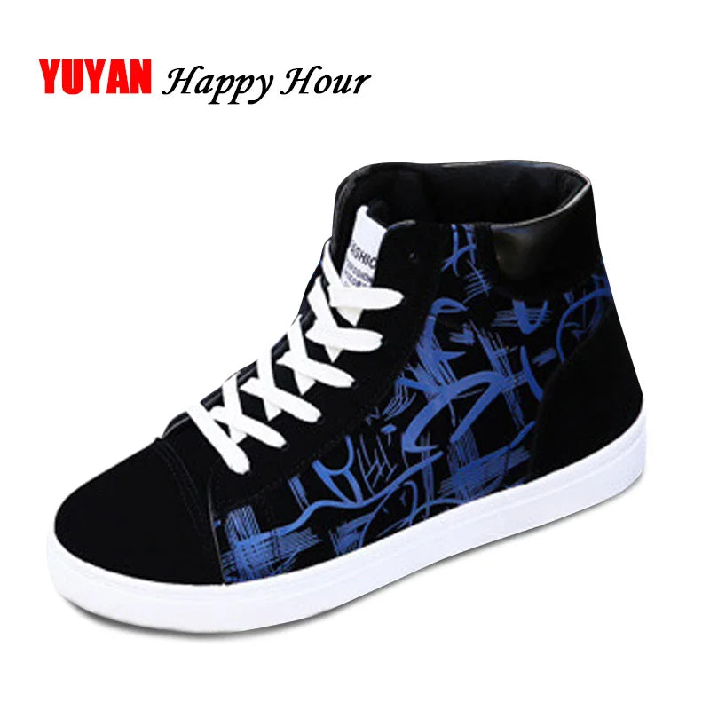 Fashion Sneakers Men Cloth Shoes Breathable Cool Street Style Shoes Male Brand Sneakers Black Blue Red Mens Causal Shoes A305 2