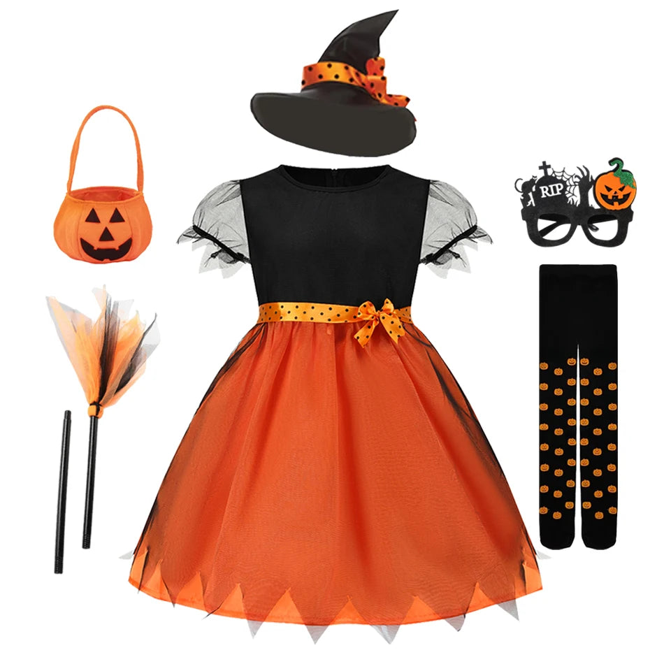 Children’s Pumpkin Carnival Dress