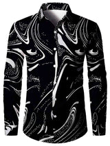 Men-s-3D-Textured-Printed-Casual-Shirt-Buttoned-Long-Sleeve-Autumn-Versatile-Lapel-Luxury-Fashion-Long