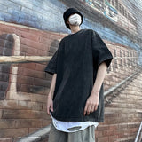 230G Cotton Retro T-shirt Drop-shoulder Sleeve Men Women Vintage Short-sleeve T Shirts TheFashionFever 2