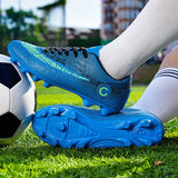 Large Size FG/TF High Quality Mens Soccer Shoes Non-Slip Turf Soccer Cleats for Kids Training Football Boots Chuteira Campo 48 2