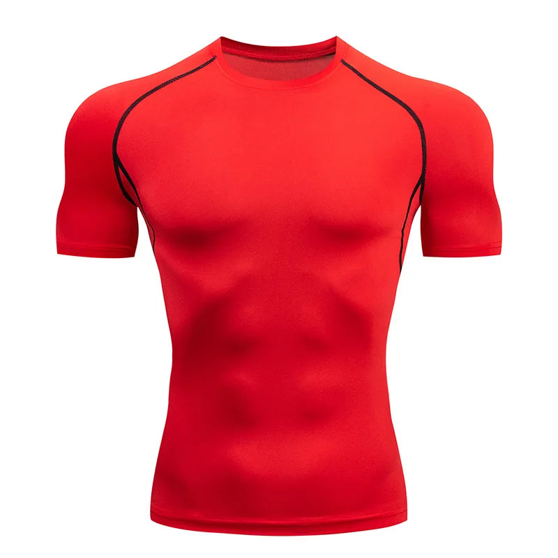 Men’s Performance Compression Top | Breathable Fitness Tee