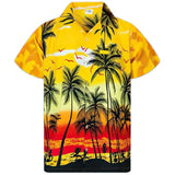Hawaiian palm trees 3D Print Men Shirt