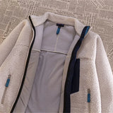 Fashion Casual Women Jackets Thickened Warm Loose Coats Male Female Fleece Coat Comfortable Streetwear Outdoors Autumn Winter 5