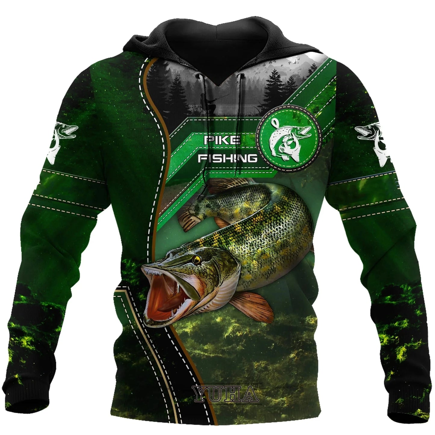 Animal Fisher Marlin Sweatshirts Man Tracksuit Fishing Camo Hoodies For Men Fashion Streetwear Harajuku Y2k 3D Print Pullovers