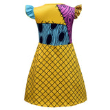 Baby Girls Halloween Cosplay Party Sally Dresses The Nightmare Before Christmas Anime Children Horror Cosplay Costume Outfit 5