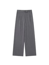 Women Fashion With Darts Front Pockets Wide Leg Pants Vintage High Waist Zipper Fly Female Trousers Mujer 2
