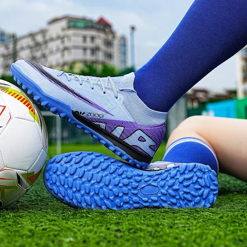 Mid-top New Men Soccer Shoes Cleats Hot-selling Non-Slip FG/TF Football Boots High-quality Match Sneakers Futsal Indoor 5