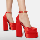 Retro Platform Mary Janes