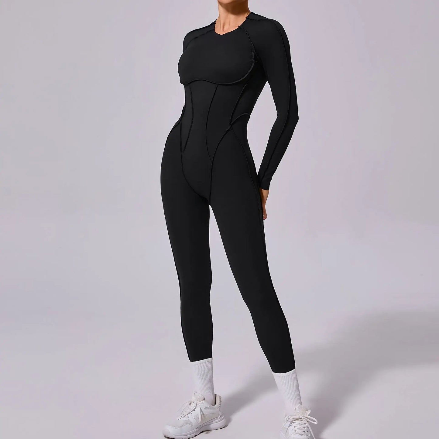 New-Autumn-Winter-Women-s-One-piece-Yoga-Jumpsuit-leggings-Long-sleeved-Sexy-Backless-Slim-Fit