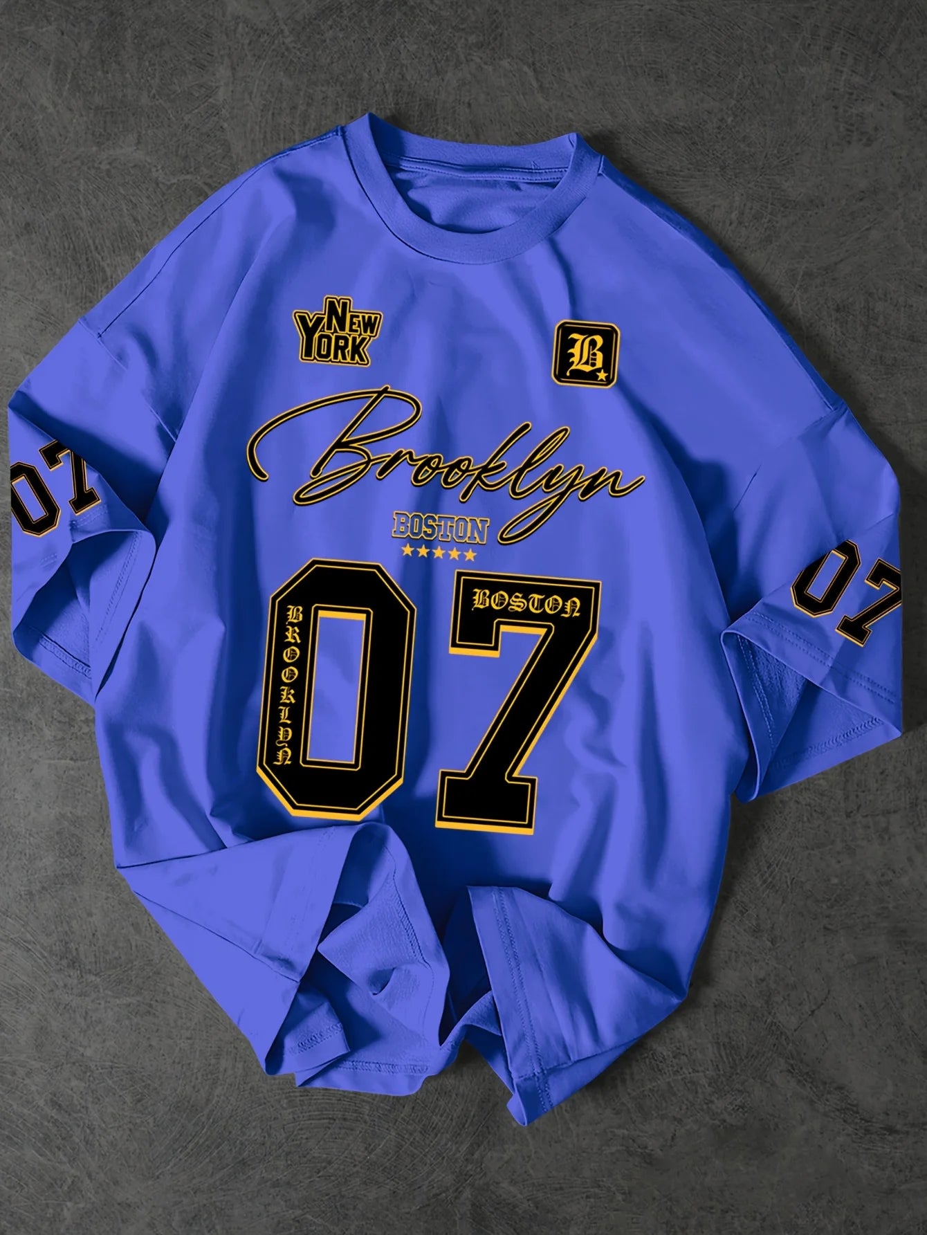 2025 Summer New Men's T-shirt casual sportswear digital sportswear outdoor street men's wear 6