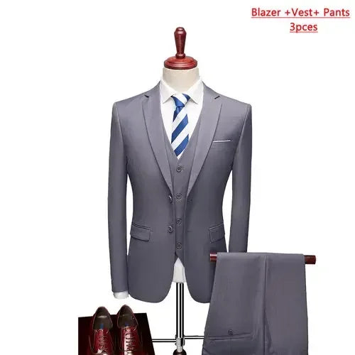 Men’s Premium 3-Piece Formal Suit Set