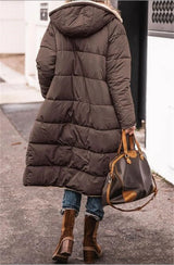 Reversible Winter Hooded Puffer Coat