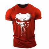 Men’s Patriotic Skull 3D Print T-Shirt