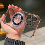 Luxury Plating Clear MagSafe Case