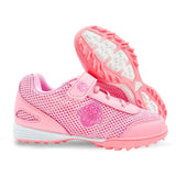 Children Football Shoes Soccer Boots Kids Boy Girl Sneakers New Leather High Top Soccer Cleats Training Outdoor Hook & Loop Mesh