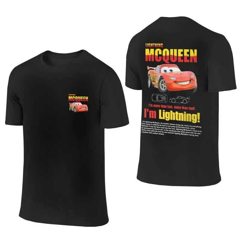 Fun Sally I'm Lightning Car Outfit T Shirt for Men Women Mcqueen Tee Shirt 100% Cotton New Arrival Clothing Love Gift For Couple