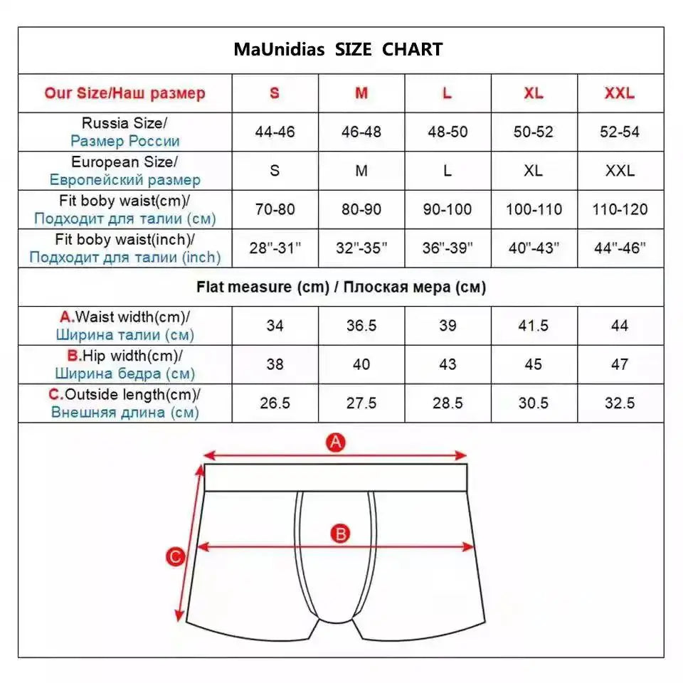 Cotton Print Boxers For Man Underwear Mens Boxer Shorts And Underpants Sexy Men's Panties Plus Size 6