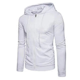 Autumn Men Sweatshirts Long Sleeve Jacket Hoodie Zipper Closure Jacket Male Hoodies Sweatshirt Slim Fit Male Clothing 4