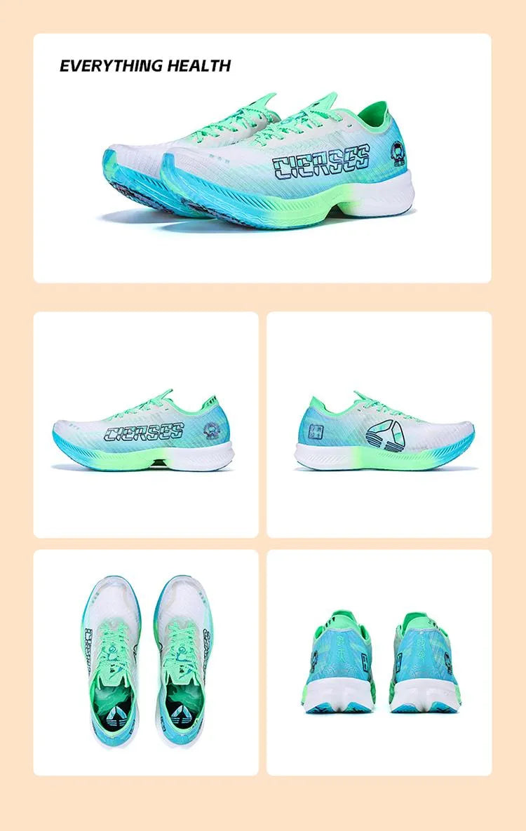 CIERSES NEZHA Marathon Men's Running Shoes Gym Trainers Zapatillas De Deporte Man Sneakers Ultralight Carbon Plate Sports Shoes
