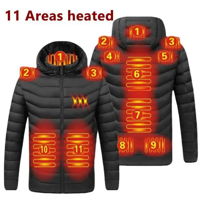 Men's All-Weather USB Heated Parka