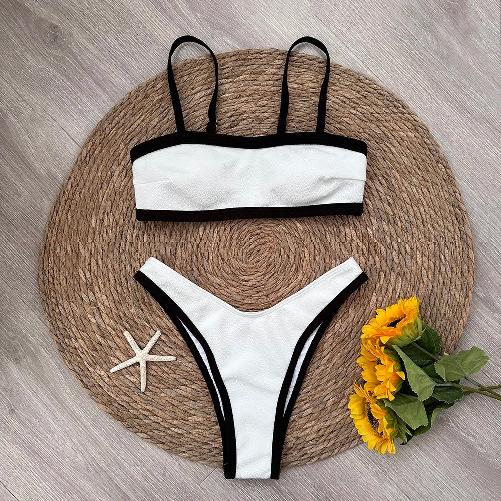 Black White Bikini 2025 | Sexy Micro Swimsuit, Brazilian Women's Swimwear 4