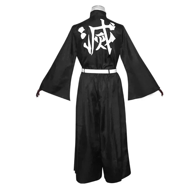 Anime Kimetsu No Yaiba Tokitou Muichirou Cosplay Kostuums Kisatsutai Uniform Pruik Halloween Kostuum Volwassen Kids 2