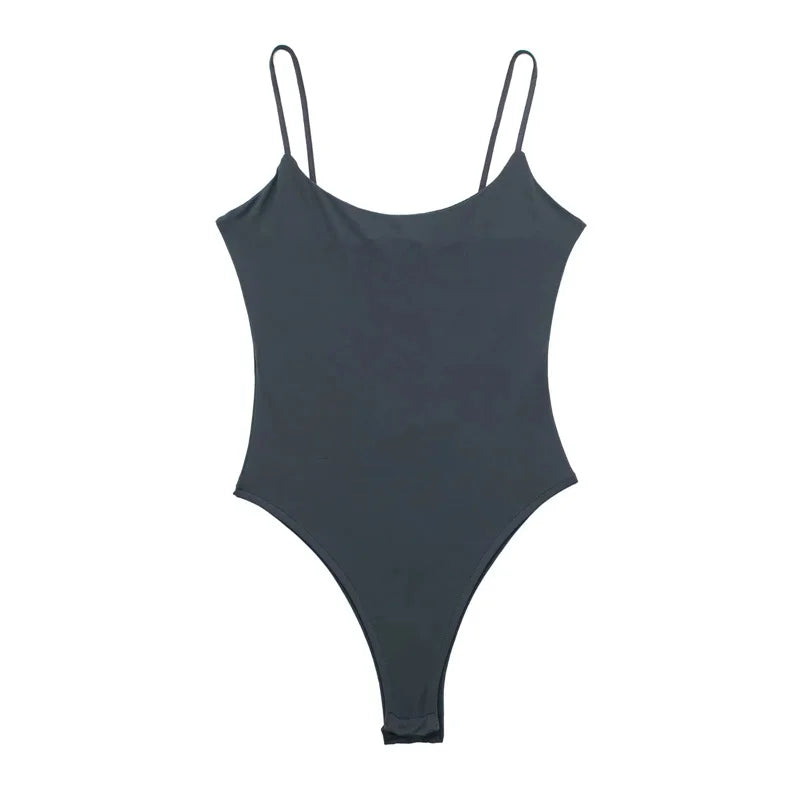 MUJER 2025 Sexy Tight Bodys for Women White Black Backless Bodysuit Women One Pieces Jumpsuits for Women Sexy Lingerie Bodysuit 3