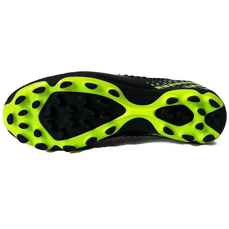 Men Football Cleats Fashion Youth Soccer Shoes Knit Football Training Trainers Breathable Society Campo Non Slip Sports Footwear 6