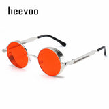 Steampunk Metal Round Sunglasses