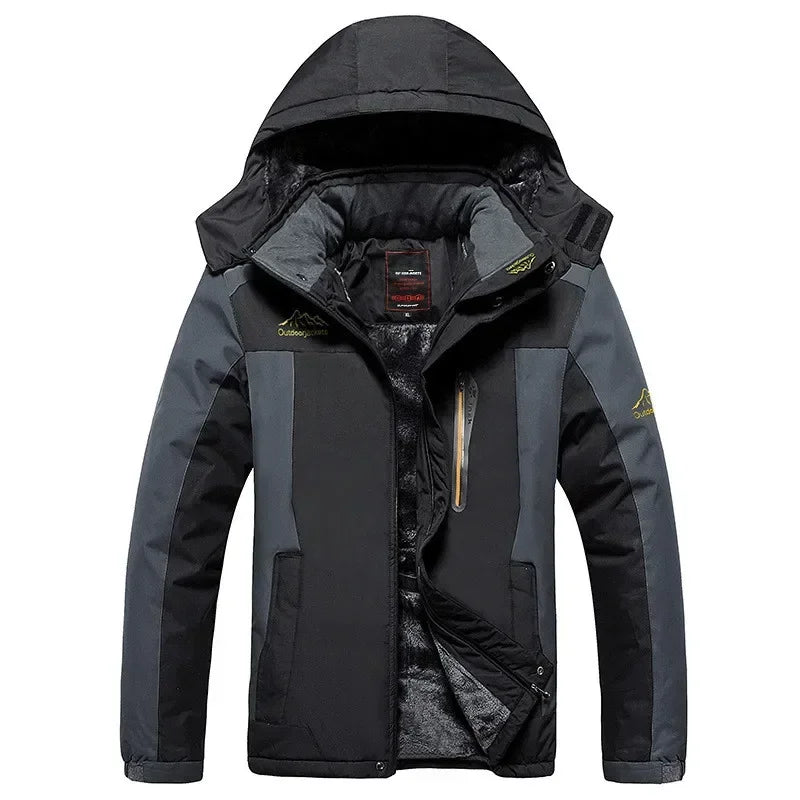 Men Thick Warm Waterproof Hooded Parka Coat Windbreaker Military Fleece Jacket PlusSize 9XL TheFashionFever 4