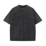 230G Cotton Retro T-shirt Drop-shoulder Sleeve Men Women Vintage Short-sleeve T Shirts TheFashionFever 4