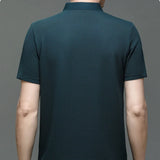 【High-quality】M-4XL Summer New Men's Short Sleeve T-shirt Cool and Breathable POLO Shirt 6