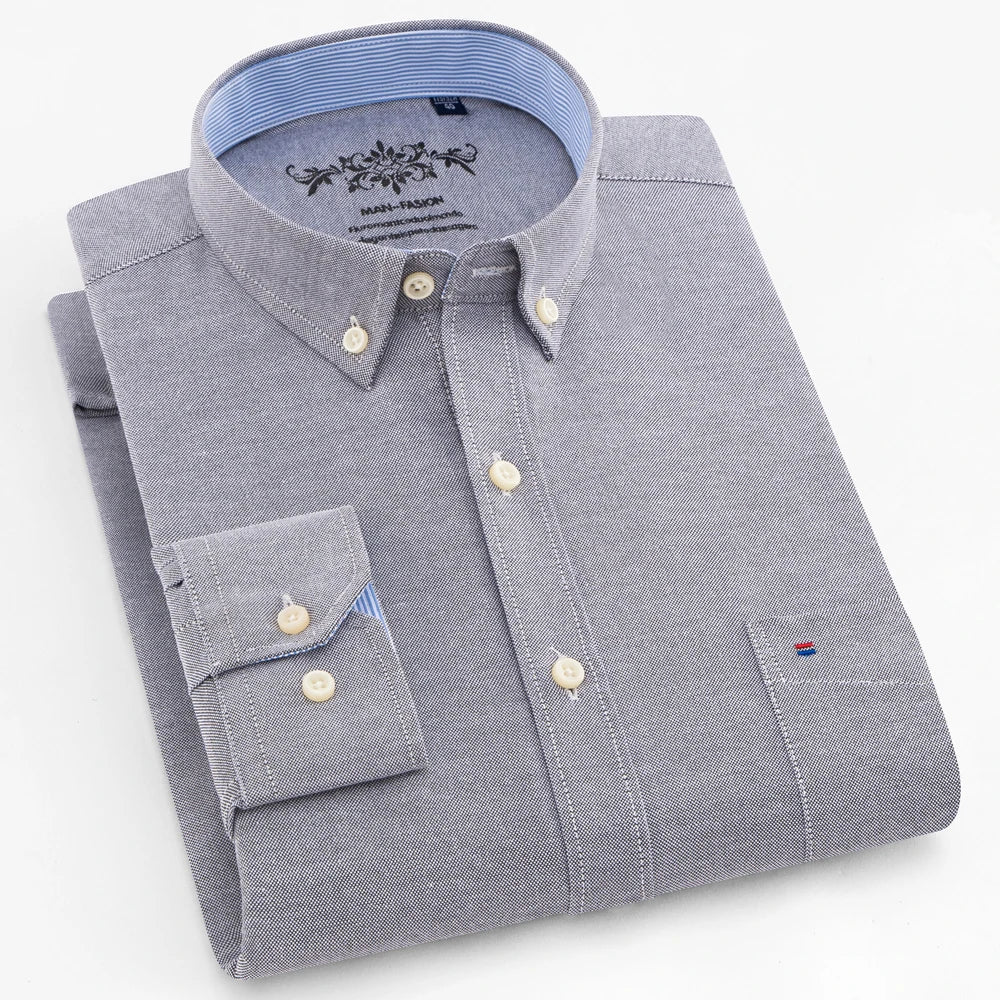 Men's Premium Cotton Blend Business Shirt