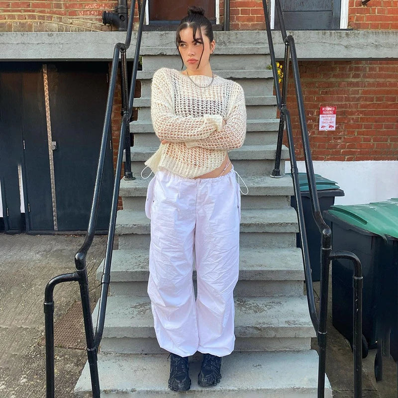 Vintage-Solid-Low-Waist-Drawstring-Baggy-Trousers-Women-Y2K-Wide-Leg-Sweatpants-Streetwear-Cargo-Pants-Casual