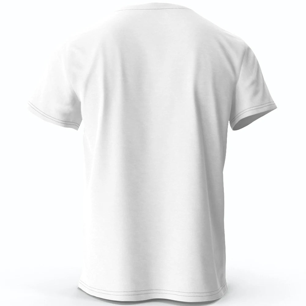 Men's Summer Essential 100% Cotton Printed T-Shirt, Soft & Breathable Round Neck Short Sleeve Tee, Unisex Casual Wear 2