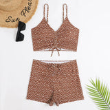 Women’s High-Waist Floral Push-Up Bikini