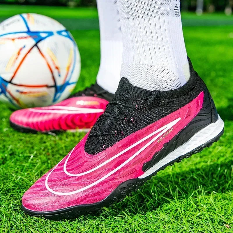 Men Soccer Shoes Adult Kids TF/FG Outdoor Sport Training Breathable Football Boots Cleats Grass Drop Shipping Match Sneakers 2