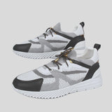ALIAS MAE 2025 Spring/Summer New Product: Leather Splicing Lace up Men's Street Casual Sports Shoes