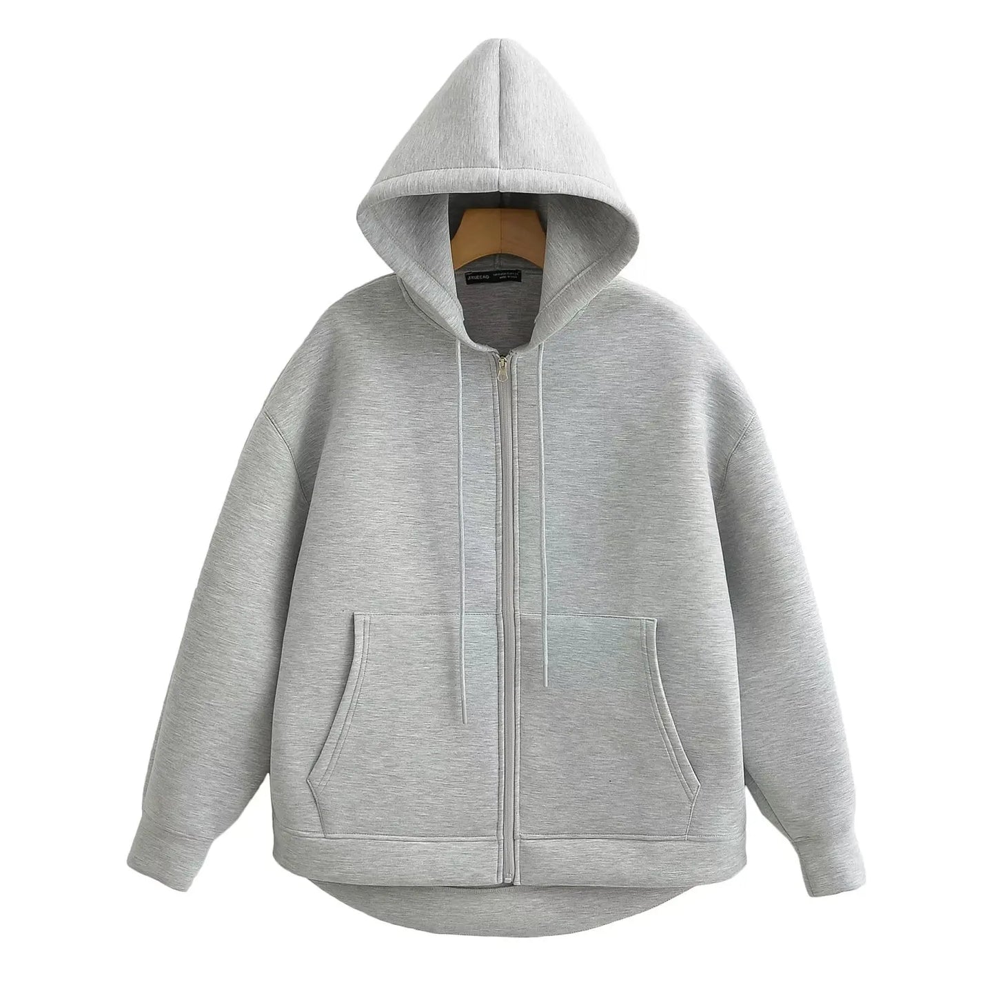 MUJER Zip up Hoodies Women Autumn Hooded Sweatshirt Woman Long Sleeve Oversized Women's Sweatshirts Zip Hoodie Women Jackets 2