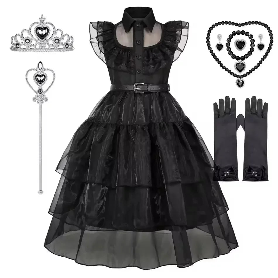 Girls' Gothic Ball Gown Costume
