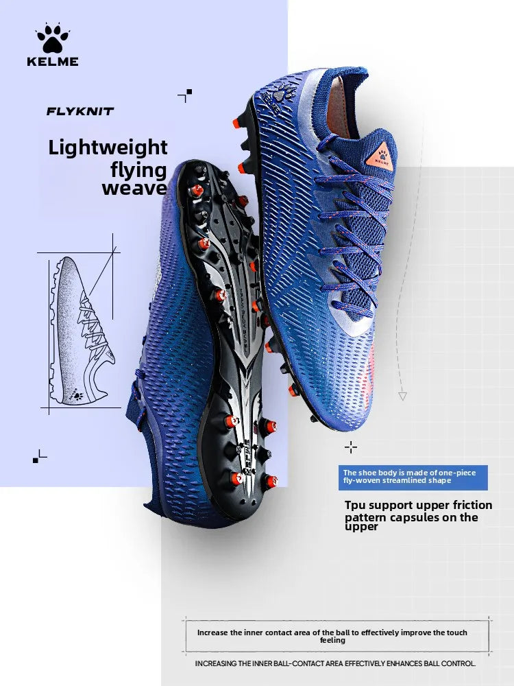 Kelme Adult Professional Soccer Shoes Tf Nail Breaking Youth Training Football Boots Mg Anti Slip Match Football Shoes 3