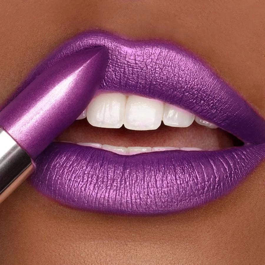 Diamond Shimmer Diamond Shimmer Purple Glitter Lip Tint Long Lasting Waterproof Lip oil for Women Girls Lips Make Up Cosmetics 3