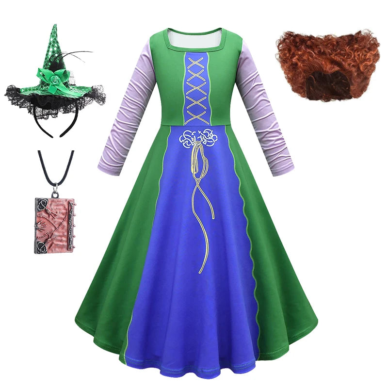 Girls' Hocus Pocus Inspired Witch Costume
